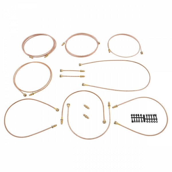 Bremsleitungssatz, Kunifer, RHD, metrisch

