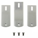 BRACKET SET, GRILLE MOUNTING, STAINLESS STEEL, 3 PCE