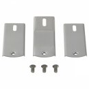 BRACKET SET, GRILLE MOUNTING, STAINLESS STEEL, 3 PCE