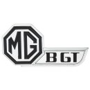 &quot;MG BGT&quot;-Emblem hinten,  schwarz/silber