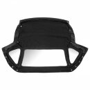 HOOD, FOLDING FRAME, VINYL, OE GRADE, BLACK, WITH HEADER RAIL, ZIP OUT REAR WINDOW