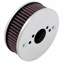 AIR FILTER, K&amp;N, HS6, CENTRE HOLE, 54MM