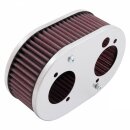 AIR FILTER, K&amp;N, WEBER DCOE, CENTRE HOLE, 63MM