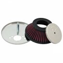 AIR FILTER, K&amp;N, HS4, OFFSET HOLE, TAPERED