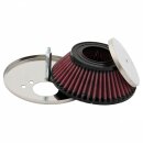 AIR FILTER, K&amp;N, HS6, CENTRE MOUNT, TAPERED