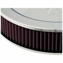 AIR FILTER, K&amp;N, HOLLEY, 14&quot; X 3&quot;, 78MM