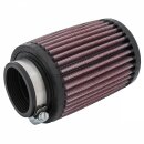 AIR FILTER, K&amp;N, CONE TYPE, CLAMP ON, 2&quot; X...