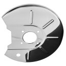 BACK PLATE, BRAKE DISC, FRONT, STAINLESS STEEL, LH