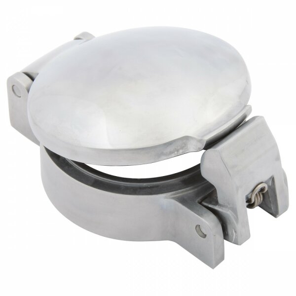 FUEL CAP COVER, ASTON STYLE, ALUMINIUM, SMALL, 75MM