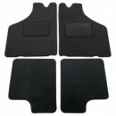 FOOTWELL MATS BLACK 4PIECE