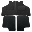 FOOTWELL MATS BLACK 4PIECE