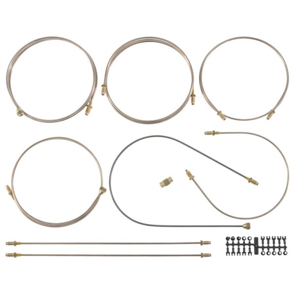 BRAKE PIPE SET, COPPER/NICKEL, LHD, DUAL LINE