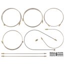 BRAKE PIPE SET, CUNIFER, LHD, DUAL LINE SYSTEM