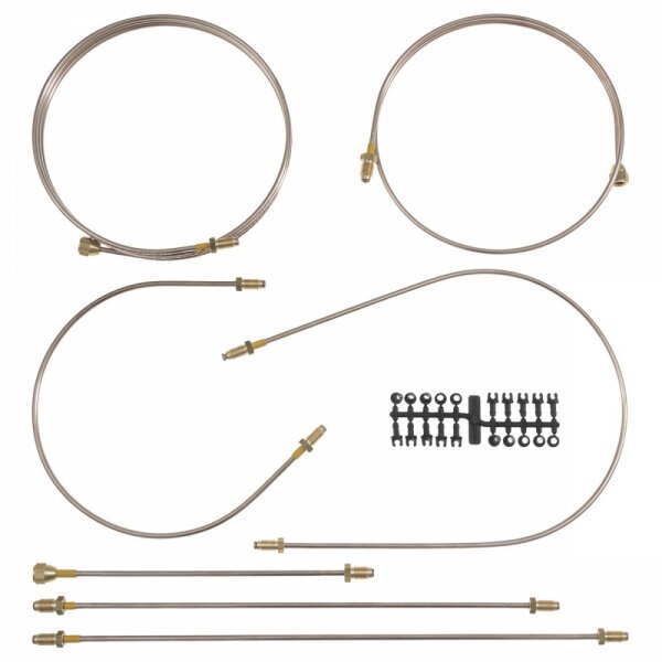 BRAKE PIPE SET, CUNIFER, LHD, DUAL LINE SYSTEM