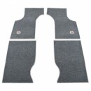 FOOTWELL MATS, GREY, LHD, 4 PIECE