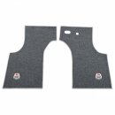 FOOTWELL MATS, FRONT, GREY, RHD, PAIR