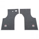 FOOTWELL MATS, FRONT, GREY, LHD, PAIR