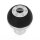 GEAR KNOB, MOMO, RACE AIR, LEATHER ALUMINIUM