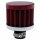 FILTER, ENGINE BREATHER, 12MM INLET, CRANKCASE, RED, AFTERMARKET