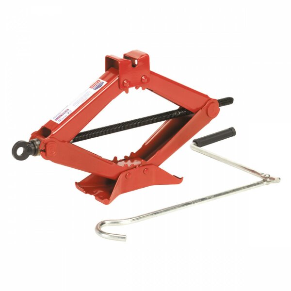 SCISSOR JACK, 1.5 TONNE, WITH HANDLE, MAX HEIGHT 375MM