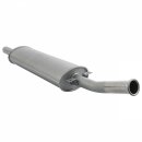 EXHAUST, SILENCER, RC40 CENTRE EXIT, MILD STEEL