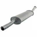 EXHAUST, SILENCER, RC40 CENTRE EXIT, MILD STEEL