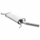 EXHAUST, SILENCER, RC40 SIDE EXIT, STAINLESS STEEL