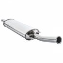 EXHAUST, SILENCER, RC40 CENTRE EXIT, STAINLESS STEEL