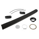 Frischluftansaugschlauch mit Stutzen u. Gitter, schwarz,...