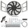 COOLING FAN KIT, REVOTEC, SUCTION TYPE, 305MM - NEGATIVE EARTH