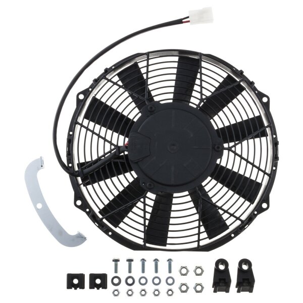 Elektrol&uuml;fter Einbausatz, 225mm, Sauger, minus geerdete Fahrzeuge