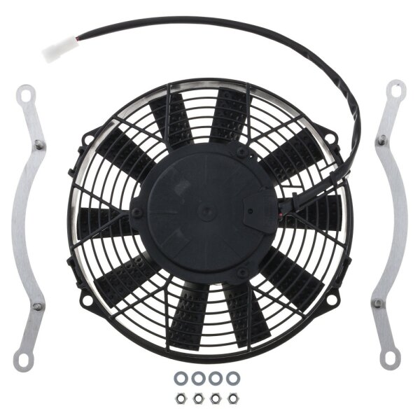 COOLING FAN KIT, REVOTEC, BLOWER TYPE, 255MM - NEGATIVE EARTH
