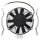 COOLING FAN KIT, REVOTEC, BLOWER TYPE, 255MM - NEGATIVE EARTH