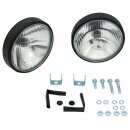 LAMP SET, SPOT, 6&quot;, BLACK, BASE MOUNTING FOR GRILLE,...