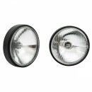 LAMP SET, SPOT, 6&quot;, BLACK, BASE MOUNTING FOR GRILLE,...