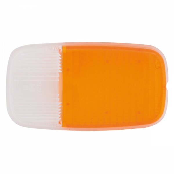 INDICATOR LENS, AMBER/WHITE