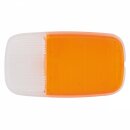 INDICATOR LENS, AMBER/WHITE