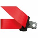 SEAT BELT, REAR, AUTOMATIC, LAP &amp; DIAGONAL, RED, EACH