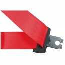 SEAT BELT, FRONT, AUTOMATIC, LAP &amp; DIAGONAL, 15CM, RED, EACH