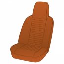 SEAT COVER SET, VINYL, NEW TAN, PAIR