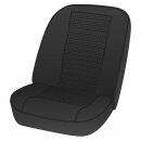 SEAT COVER SET, VINYL, BLACK, PAIR