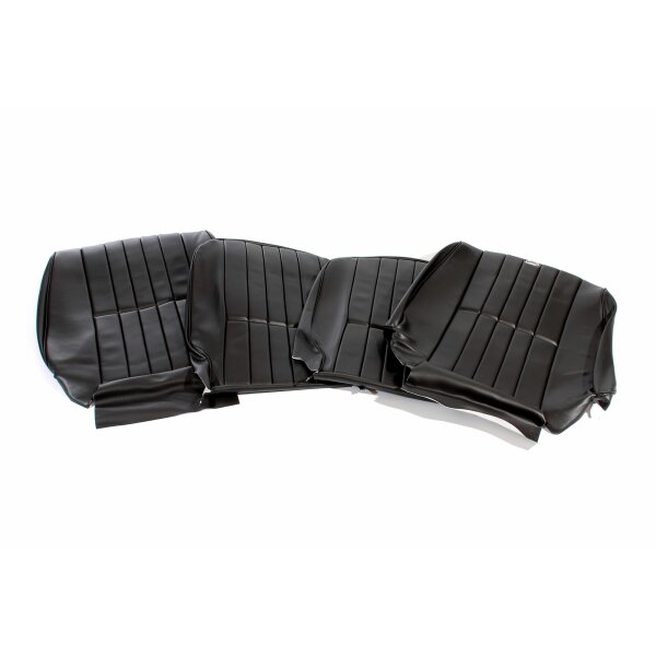 SEAT COVER SET VINYL, BLACK
