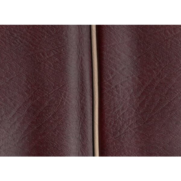 SEAT COVER SET, REAR, 2 DOOR, VINYL, MAROON/BEIGE