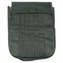 SEAT COVER, FRONT, BASE, VINYL, SUEDE GREEN