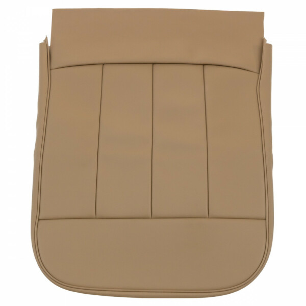 SEAT COVER, FRONT, BASE, VINYL, BISCUIT