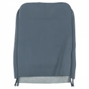 SEAT COVER, FRONT, FIXED SQUAB, VINYL, DUOTONE, BLUE GREY
