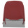 Sitzlehnenbezug (klappbarer Sitz) vorne, Vinyl, cherokee rot - grau,       62-64