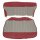 SEAT COVER SET, REAR, 2 DOOR, VINYL, DUOTONE, CHEROKEE RED