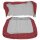 SEAT COVER SET, REAR, 2 DOOR, VINYL, DUOTONE, CHEROKEE RED