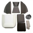 Polster-Satz f&uuml;r 2 Sitze, mit fester Kopfst&uuml;tze